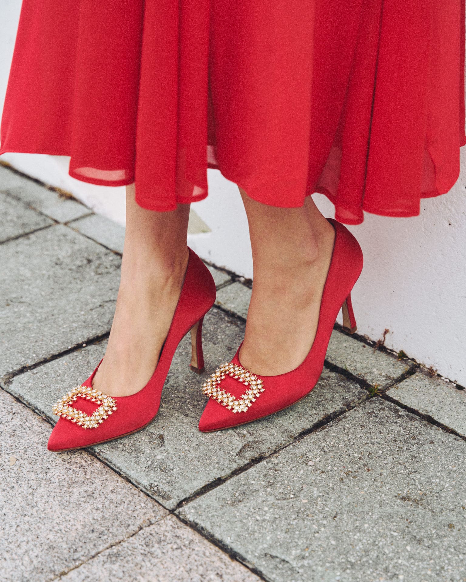 Zapatos de Salón Kiara Rojo